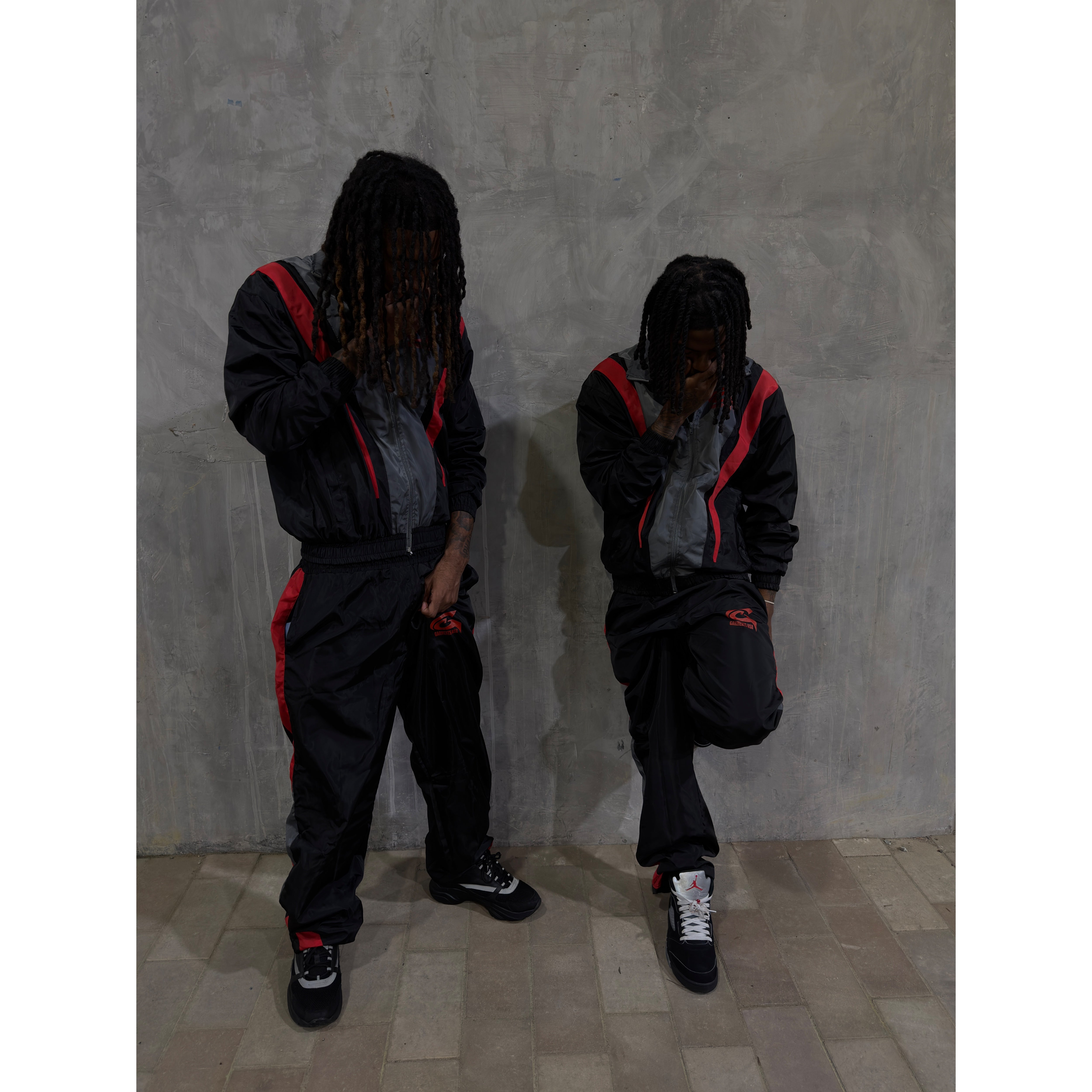 Black Red Rum Tracksuits