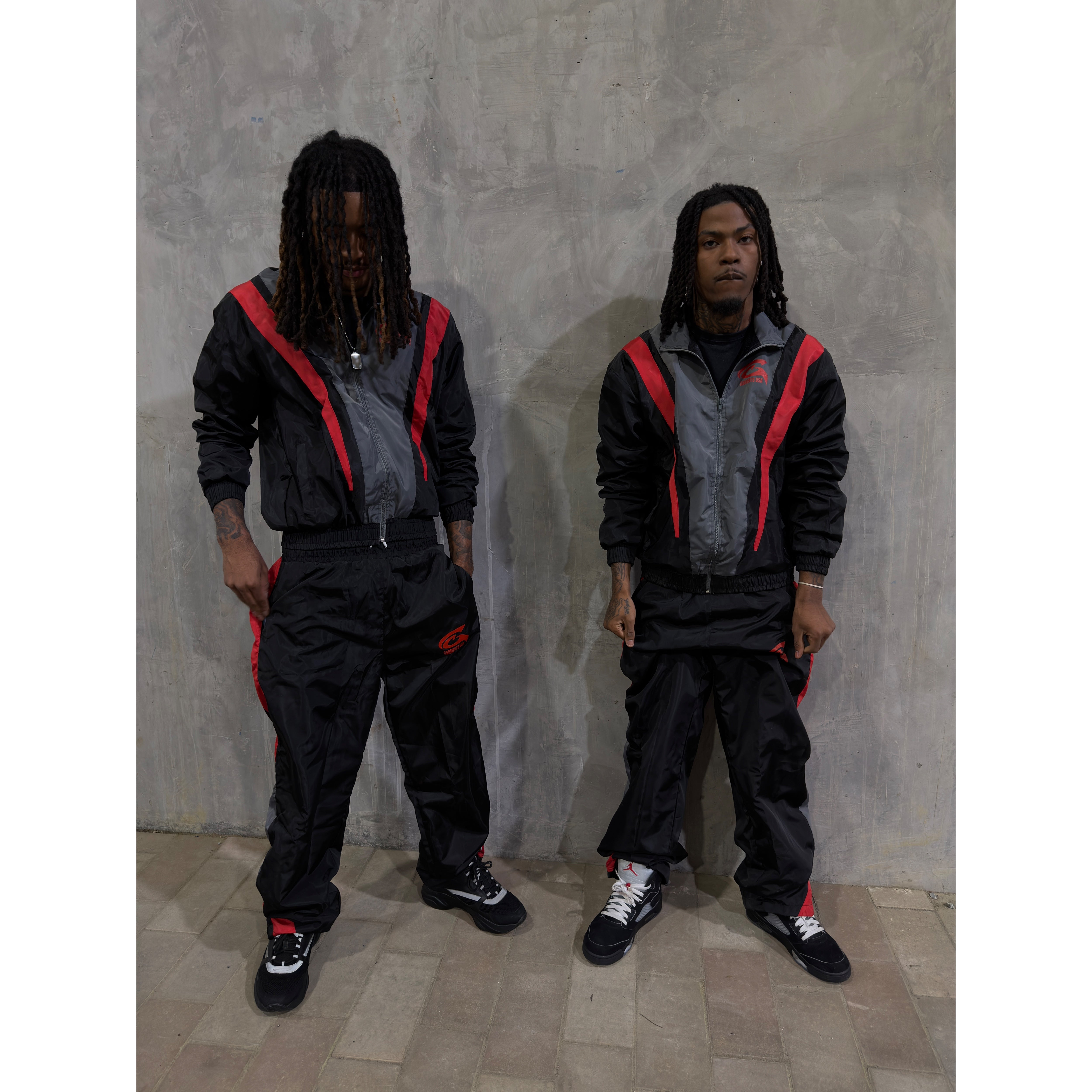 Black Red Rum Tracksuits